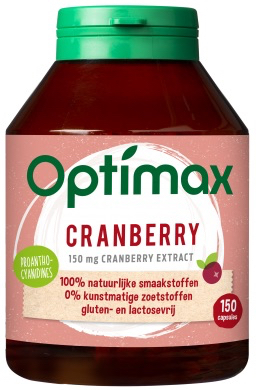 Optimax Cranberry 36mg proanthocyanidines 150caps PL126/49